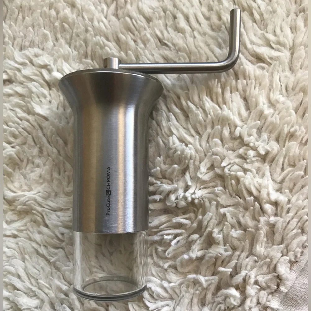 ProCute Chroma Stainless Steel Manual Grinder - with Titanium mechanism